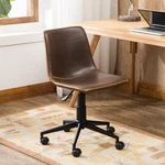 Cesena Faux Leather 360 Swivel Lift Office Chair, Brown New. Price: $109.46.