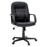 Office Dorm Chair Bonded Leather Black - Room Essentials: Ergonomic New. Price: $45.99.