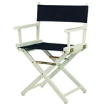 Casual Home 18IN Directors Chair White Frame With Navy Canvas New. Price: $69.06.