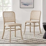 Modway Winona Wood Dining Side Chair Set Of 2 Gray New. Price: $347.50.