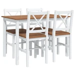 Dining Table And Chair Kitchen Set Dinner 5 Piece Vidaxl New. Price: $289.99.