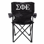 Sigma Phi Epsilon Black Folding Camping Chair With Carry Bag New. Price: $63.60.