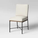 Parkton Mixed Material Dining Chair - Threshold New. Price: $49.99.