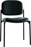 Hon Scatter Guest Chair - Leather Stacking Office Furniture, Black (HVL606 New. Price: $173.16.