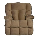 Bowery Hill Chaise Rocker Recliner Brown Polyester Fabric New. Price: $904.24.