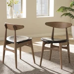 Edna Faux Leather Dining Chair Black (set Of 2) New. Price: $217.99.