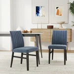 Roundhill Furniture Wendell Contemporary Upholstered Dining Chairs, Set Of 2 New. Price: $208.31.