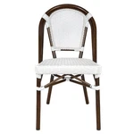 Chivari Armless French Bistro Patio Dining Chair 2 Bundle - White Used. Price: $180.24.
