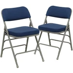 Host Comfortable Events - Metal Folding Chairs Set Of 2 300LB Capacity New. Price: $154.99.