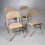 Staples (4 Pcs) Metal Office Stacking & Folding Chair, Beige 51503 New. Price: $85.12.
