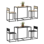 Homcom 3-PIECE Bar Table Set 2 Stools Industrial Counter Height Dining Kitchen New. Price: $89.99.
