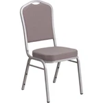 Flash Hercules Crown Chair, Gray Dot Fabric/silver Frame FD-C01-S-6-GG New. Price: $74.99.