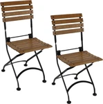 Sunnydaze European Chestnut Wooden Folding Dining Chair - For Indoor Outdoor New. Price: $275.00.