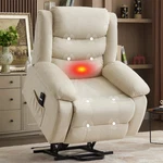Korser Oversized Power Lift Recliner Chair For Elderly With Massage And Heat New. Price: $299.99.