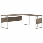 Hybrid 72W X 30D Shaped Table Desk Modern Hickory - Engineered Wood New. Price: $539.99.