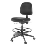 Cramer RPMH2-252-2 Polyurethane Task Chair, 22-3/4" To 33-1/4", No Arms, Black New. Price: $964.99.