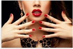 Red Nail Polish Poster Beauty Shop Canvas Wall Art Print For Bedroom & Living New. Price: $49.99.