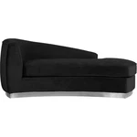 Meridian Furniture Julian Black Velvet Chaise New. Price: $1132.74.