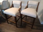 Woodbridge Furniture Casual Dining Georgian Counter Stool, Chairs Set (two) Used. Price: $1200.00.