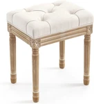 Lue Bona Vanity Chair For Makeup 16.14"W X 12.2"D 17.72"H, Beige-wood Color New. Price: $124.92.