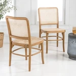 Jonathan DNG1002 Colmar Mid-century Wood Rattan Dining Chair (set Of 2) New. Price: $438.99.