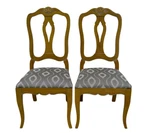Ethan Allen Country French Dining Chairs Splatback #26-6202 #246 Provence Used. Price: $545.00.