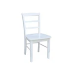 International Concepts Set Of Two Madrid Ladderback Dining Chairs White New. Price: $247.47.