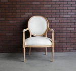 Chair French Accent Bergere Francesca By Ethan Allen Open. Price: $1195.00.