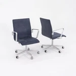 2023 Arne Jacobsen Fritz Hansen Low Oxford Desk Chairs In Suede 12 Available Used. Price: $850.00.