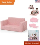 Serta Perfect Sleeper Kids 2-IN-1 Convertible Sofa & Lounge Chair Pink New. Price: $113.99.