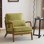Karl Home Mid-century Modern Accent Chair Pillow Corduroy Living Bedroom New. Price: $254.98.