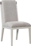 Elegant Mahogany Side Chair With Matte Nickel Accents New. Price: $3005.00.