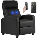 Bestmassage Recliner Chair With 24 X 33 39 Inches, Black New. Price: $196.99.