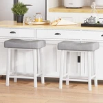 Set Of Modern Backless Saddle 24 Inch Bar Stools For Kitchen Island, Home New. Price: $61.55.