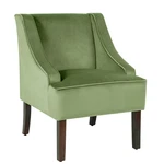 Homepop Velvet Swoop Arm Living-room-chairs Green K6499-B228-V New. Price: $246.24.