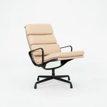 2010S Herman Miller Eames Soft Pad Lounge Chair With Black Frame And Tan Leather Used. Price: $2800.00.