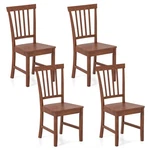 Topbuy Set Of 4 Dining Chairs Wooden Kitchen Side W/solid Legs For Living New. Price: $226.99.