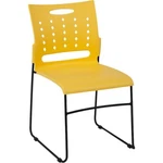 Flash Hercules 881 Lb. Cap Yellow Sled Base Stack Chair, Air-vent RUT-2-YL-GG New. Price: $79.99.