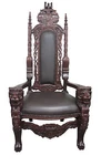 New Solid Mahgony Hand Carved Chair W/ Lions Design-very Unique One Of Kind. Price: $1849.99.