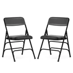 Flash Furniture Hercules Series Metal Folding Chairs Padded Seats Set Of 2 New. Price: $131.92.