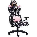 Techni Mobili Sport TS85 Cow Print Fabric Luxx Series Gaming Chair Black/white New. Price: $289.99.