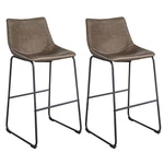 Amerihome Bslccset Classic Faux Leather Bar Chair - Coffee New. Price: $263.47.