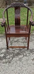 Asian Antique Elm Wood Carved Dragon Throne Armchair Museum Quality. Price: $2488.88.