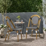 Remi Outdoor French Cafe Style Chairs (set Of 2) By Christopher Knight Home New. Price: $264.75.