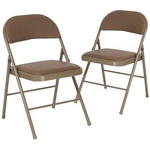 Flash Furniture 2 Pack Hercules Series Double Braced Beige Vinyl Folding Chair New. Price: $119.21.