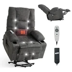 Uimoso Power Lift Recliner Chair W/ Massage & Heat For Elderly Overstuffed Wide New. Price: $354.99.