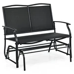 Costway Patio Glider Rocking Bench Double 2 Person Chair Loveseat Garden Black New. Price: $89.99.