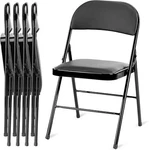 4 Pack Metal Folding Chair With Padded Seat For Home Event Wedding Party Office New. Price: $85.99.