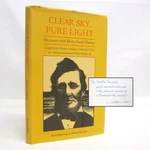 Clear Sky Pure Light Encounters With Thoreau Signed By Christopher Childs 1978 Very. Price: $79.47.