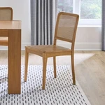 Home Decorators Ellery Patina Wood Dining Chair Set Of 2 Synthetic Rattan Seat Open. Price: $199.99.